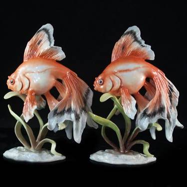 Rosenthal Figurine Gold Fish-Color - No Box