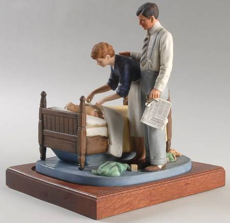 Rockwell Museum Figurine Freedom From Fear - Boxed