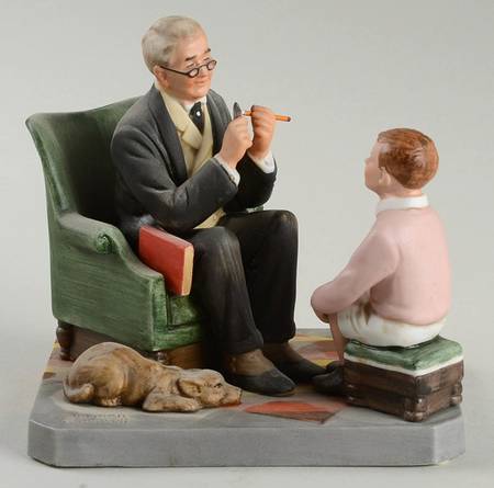 Rockwell Museum Figurine Words Of Wisdom - Boxed
