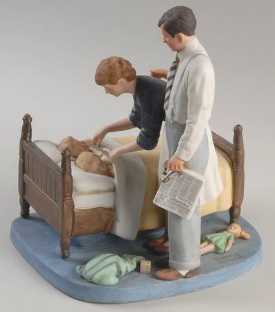 Rockwell Museum Figurine Freedom From Fear W/Out Base - No Box