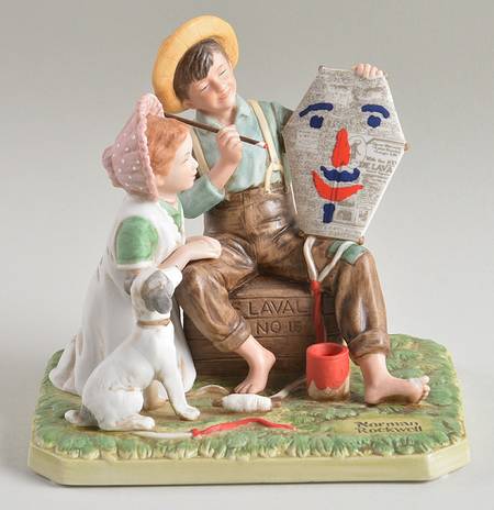 Rockwell Museum Figurine Kite Maker - No Box