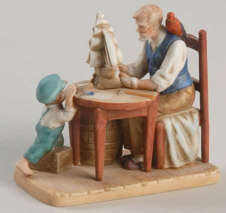 Rockwell Museum Figurine For A Good Boy - No Box