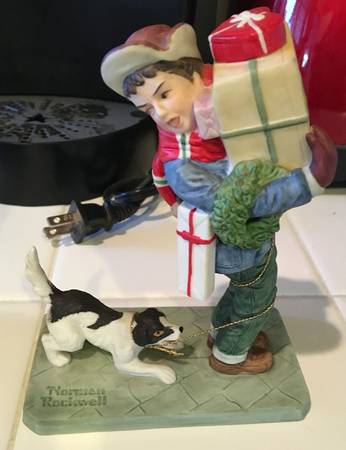 Norman Rockwell Classic All Wrapped Up - Boxed