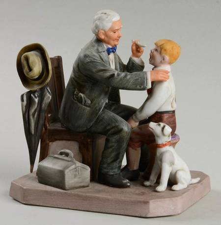 Norman Rockwell Classic The Country Doctor - Boxed