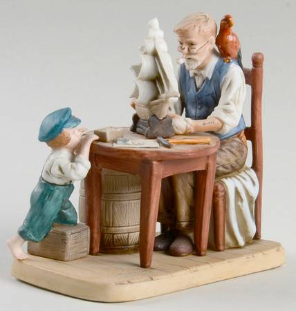 Norman Rockwell Classic For A Good Boy - With Box