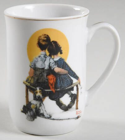 Rockwell Museum Mug The Spooners - No Box