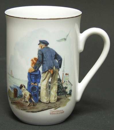 Rockwell Museum Mug Looking Out To Sea - No Box