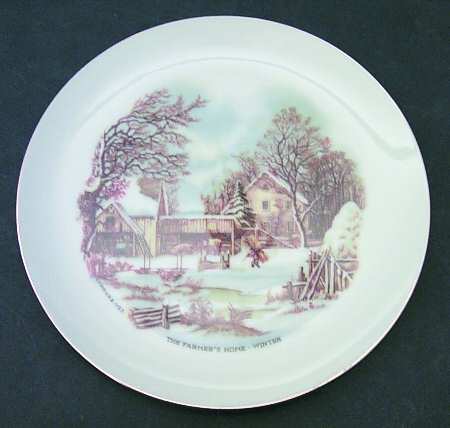 Currier & Ives The Farmer's Home - Boxed