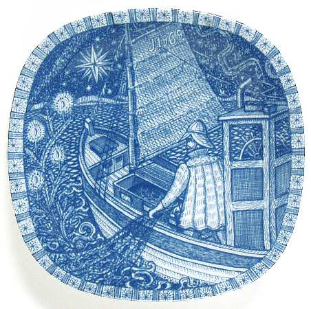 Rorstrand Christmas Plate by Rorstrand