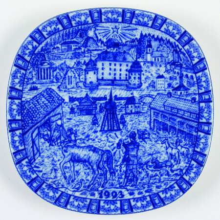 Rorstrand Christmas Plate Narke's Castle - Boxed