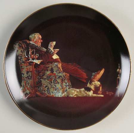 Rockwell's Golden Moments Evening's  Repose - Boxed