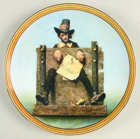 Rockwells Colonials-The Rarest Rockwells Ye Glutton - Boxed