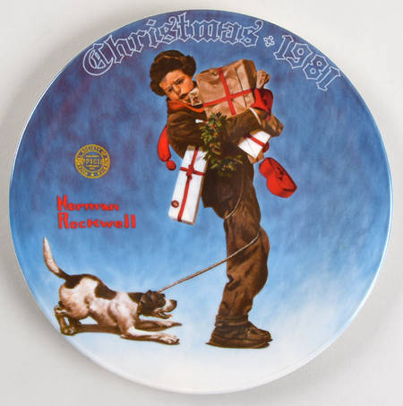 Annual Christmas Plate Wrapped Up In Christmas - Boxed