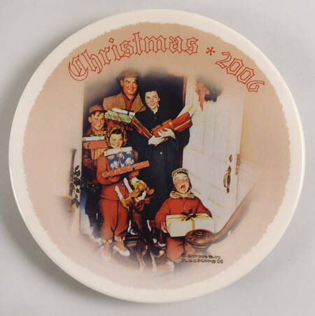 Annual Christmas Plate Merry Christmas Grandma - No Box