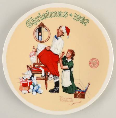 Annual Christmas Plate Christmas Surprise - No Box