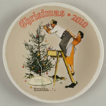 Annual Christmas Plate Trimming The Tree - No Box