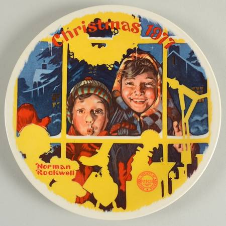 Annual Christmas Plate Toy Shop Window - No Box
