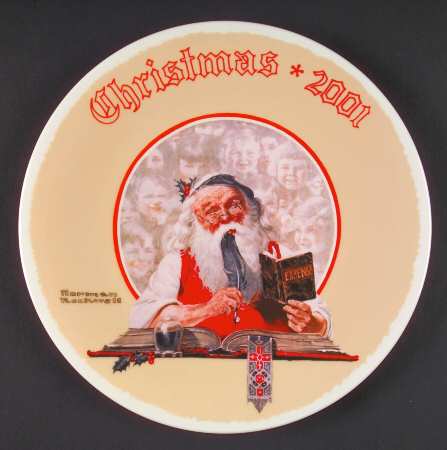 Annual Christmas Plate The Bookkeeper - No Box