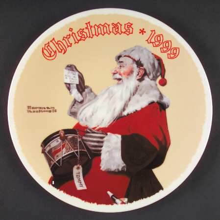 Annual Christmas Plate A Drum For Tommy - No Box