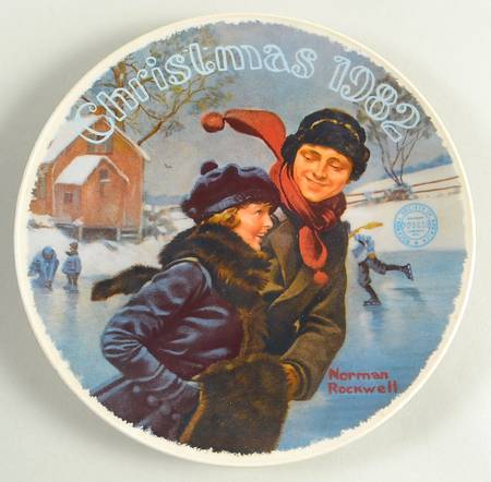 Annual Christmas Plate Christmas Courtship - Boxed