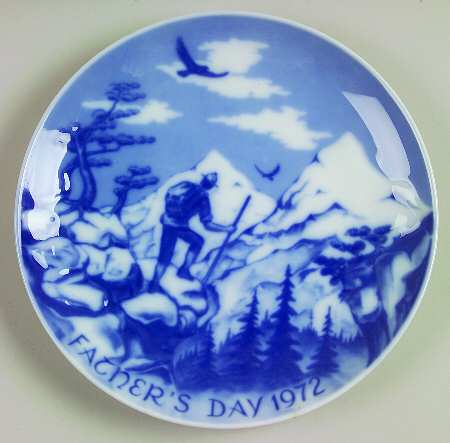 Father's Day Plate Mountaineer - No Box
