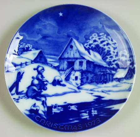 Christmas Plate Christmas Dawn - No Box