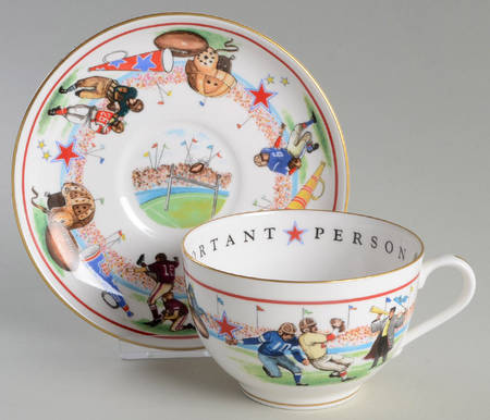 Very Important Person Cup & Saucer Football Cup & Saucer - No Box