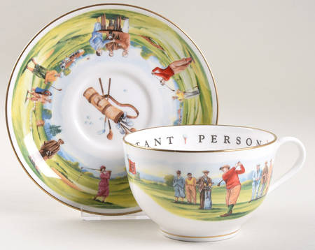 Very Important Person Cup & Saucer Hole In One-Golf-Cup & Saucer - No Box