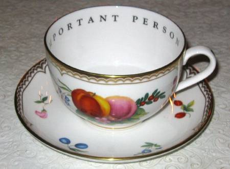 Very Important Person Cup & Saucer Gloucester Fruit Cup&Saucer - Boxed