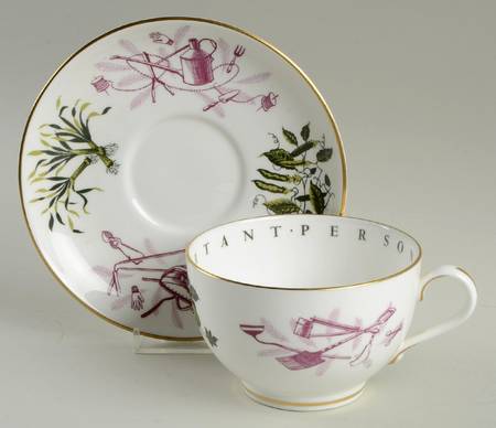 Very Important Person Cup & Saucer Gardener - Boxed