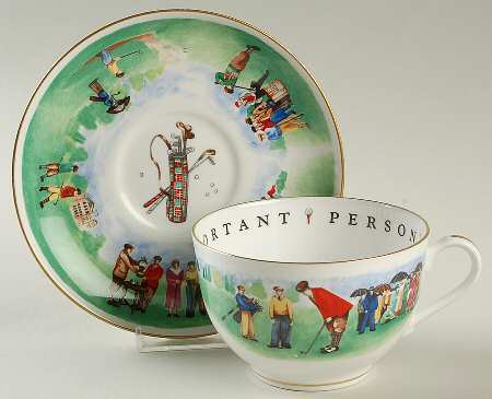 Very Important Person Cup & Saucer Hole In One-Golf-Cup & Saucer - No Box