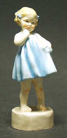 Royal Worcester Figurine Only Me-Blue - No Box