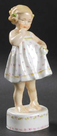 Royal Worcester Figurine Only Me-Floral Dress - No Box