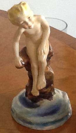 Royal Worcester Figurine Water Baby - No Box