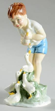 Royal Worcester Figurine Young Farmer - No Box