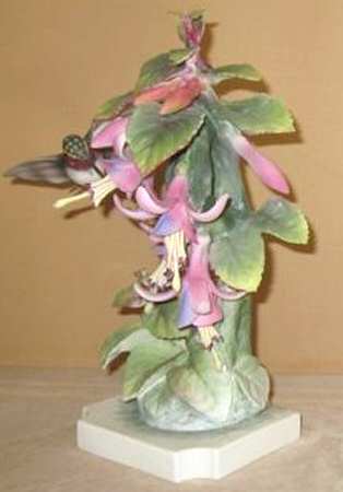 Doughty American Birds Ruby-Throated Hummingbirds & Fuchsia Pai - Boxed