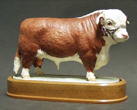 Doris Lindner Hereford Bull-Vern Inspiration - No Box