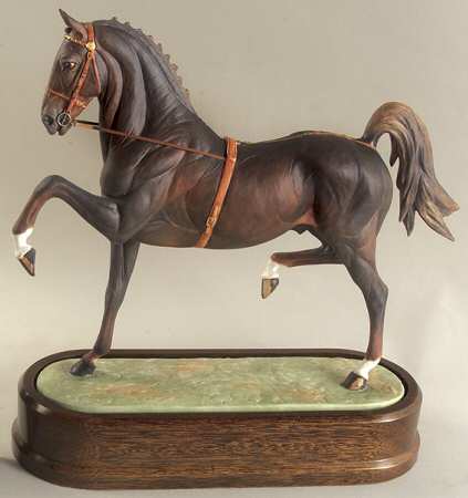 Doris Lindner Hackney Stallion - With Box