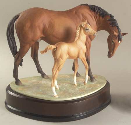 Doris Lindner Prince's Grace & Foal-Colored - Boxed