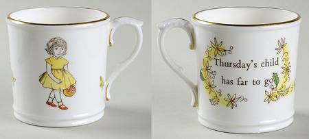 Days of The Week-Mug Thursday-Girl - Boxed