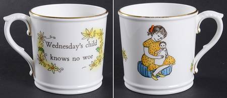 Days of The Week-Mug Wednesday-Girl - No Box