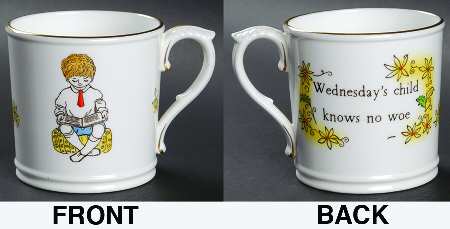 Days of The Week-Mug Wednesday-Boy - No Box