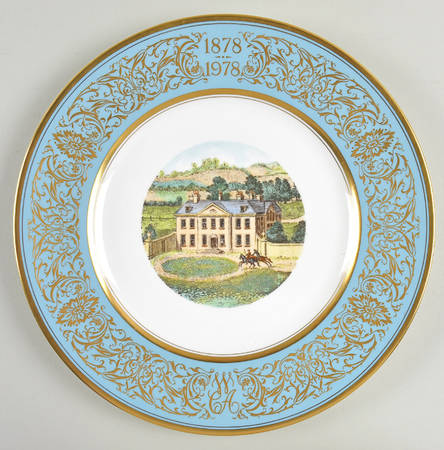 Royal Worcester Plates Centenary Of The Worcester Conservative - Boxed