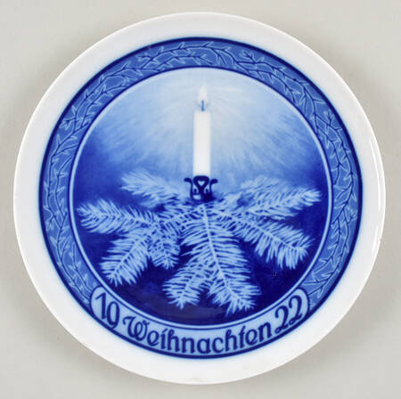 Rosenthal Christmas Plate Advent Branch - No Box
