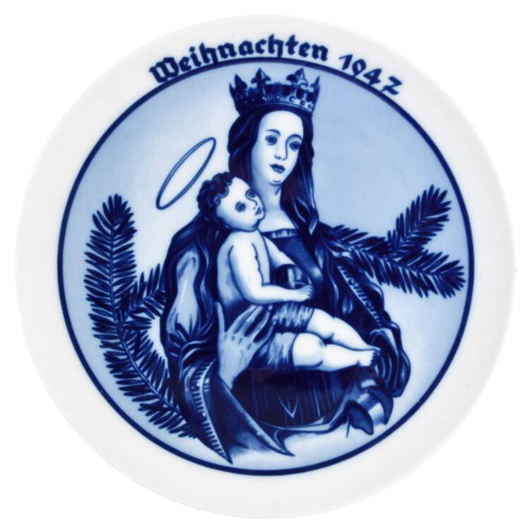 Rosenthal Christmas Plate Dillingen Madonna - No Box