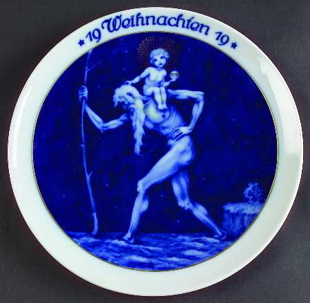 Rosenthal Christmas Plate St. Christ/Christ Child - No Box