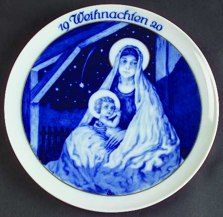 Rosenthal Christmas Plate Manger In Bethlehem - No Box