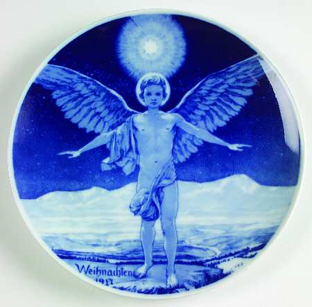 Rosenthal Christmas Plate Angel Of Peace - No Box