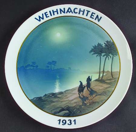 Rosenthal Christmas Plate Path Of The Magi - No Box