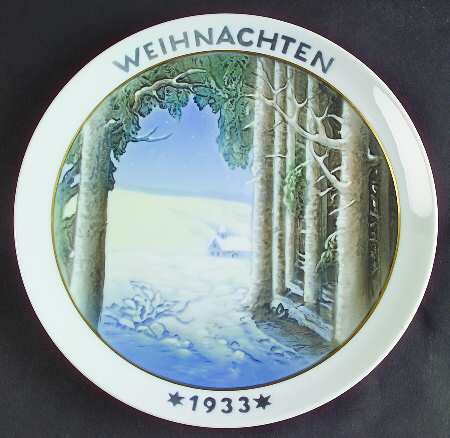 Rosenthal Christmas Plate Through The Night To Light - No Box